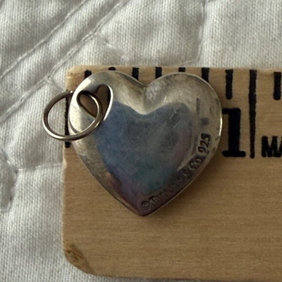 tiffany double heart pendant - Picture 5 of 5